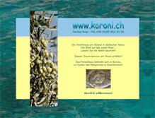 Tablet Screenshot of koroni.ch